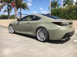 Lexus RC F Army Green on Vossen Wheels (VPS-307T) 2016 года